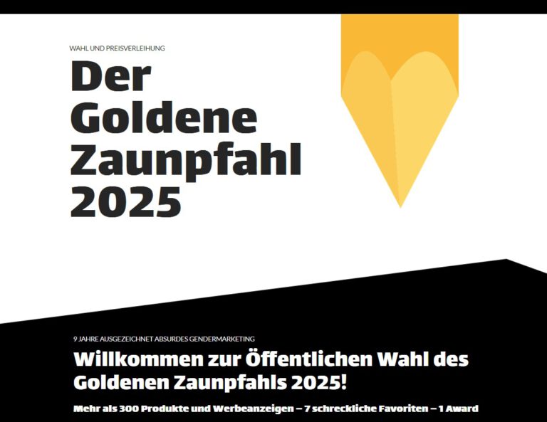 Der Goldene Zaunpfahl 2025